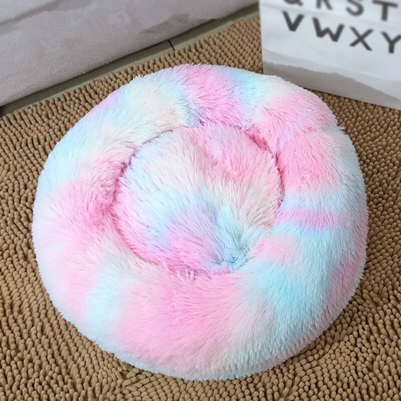 Dog Bed Super Soft Washable Long Plush Pet Kennel Deep Sleep Dog House Velvet Mats Sofa For Dog Basket Pet Cat Bed